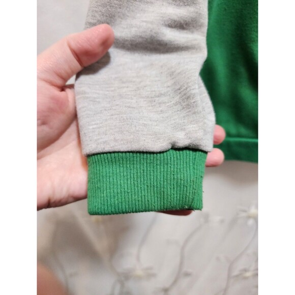 PAW PATROL BOYS 3T GREEN SWEATSHIRT CHASE HOODIE COLLEGIATE LETTER VARSITY TOON - Picture 3 of 12